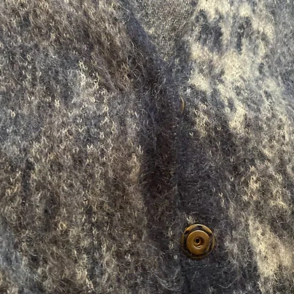 Balenciaga Long Fuzzy Cardigan